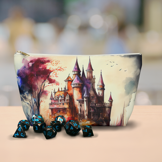Fantasy Castle- Zippered Pouch