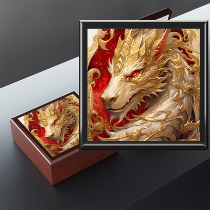 White Dragon- Storage/Dice Box