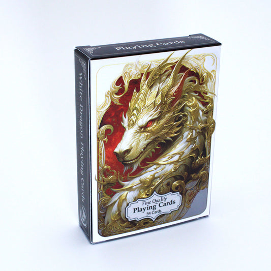 White Dragon- Premium Playing Cards