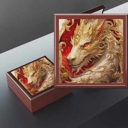 White Dragon- Storage/Dice Box