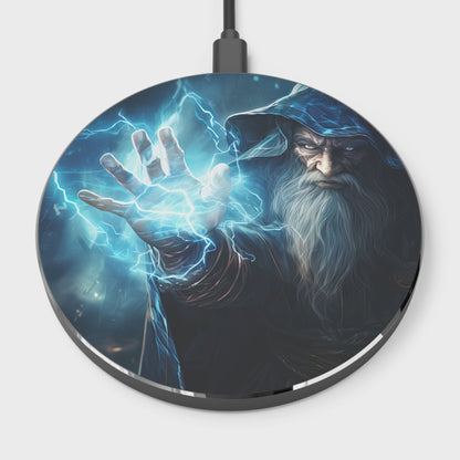 Wizard Casting Lightning Bolt- Wireless Charger