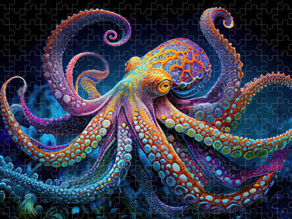 Colorful Octopus - Premium Puzzle