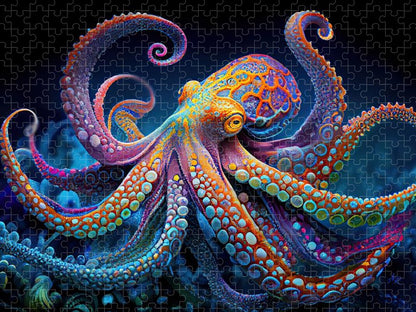 Colorful Octopus - Premium Puzzle