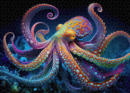 Colorful Octopus - Premium Puzzle
