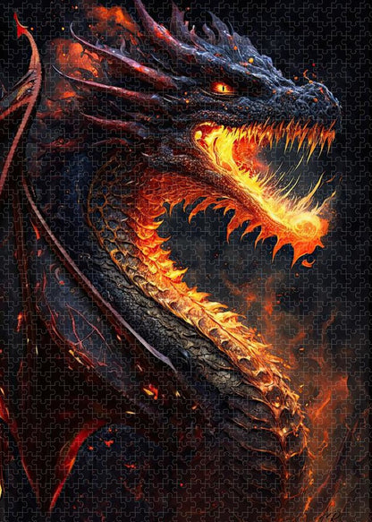 Fire Dragon - Premium Puzzle