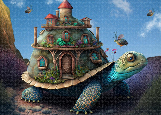 Turtle Fairy House - Premium Puzzle