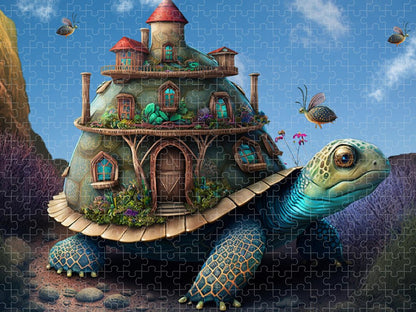 Turtle Fairy House - Premium Puzzle